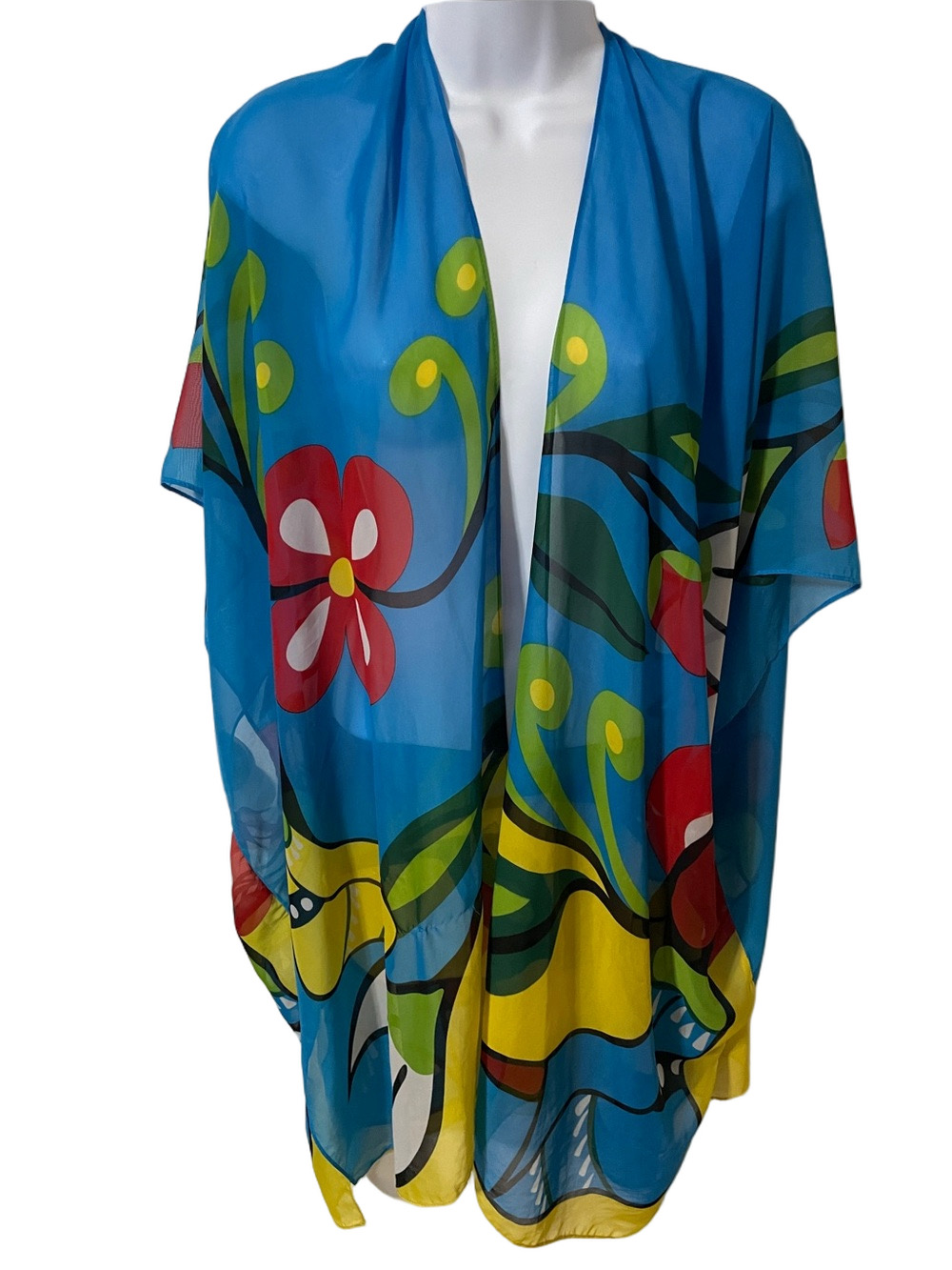 Native Northwest Indigenous Print Wrap O/S
